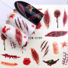 Load image into Gallery viewer, Nail Art Water Transfer Stickers Anime Mouse Animal Kid slider adhesive Watermark Decals Women Beauty Wedding Nails  Decal Self-Adhesive 3D Wave Design Decoration for Women Girls Art Stickers Decal Decoration Metallic Curve Strip Line Nail
