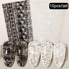 Load image into Gallery viewer, Nail Foils Marble Flower Series Iridescent Nail Art Transfer Sticker Paper Slider Nail Water Decal Design Manicures Decorations  Art Manicures Decoration New Gold Nail Transfer Foils for Nail Arts Nails Supply Holographic Effect Nail Art Foil Stickers Hol
