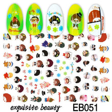 Load image into Gallery viewer, Nail Stickers Cute Rabbit Nail Art Decorations No Face Man Sliders For Manicure Cute Cartoon Nail Art Sticker Decals for Women Kids Girls Manicure Decoration Nail Art Supplies 3D Self-Adhesive Nail Decals Designer Nail Stickers for Acrylic Nails

