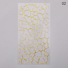 Load image into Gallery viewer, Nail Strip Stickers Black Gold Rose Gold Silver Metal Strip Tape Nail Art Adhesive Foil Tips Nail Sticker Decals Metallic Curve Strip Line Nail Decal Self-Adhesive 3D Wave Design Decoration for Women Girls Tape Nail Art Stickers Decal Decoration
