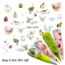 Load image into Gallery viewer, Nail Watermark Decals Sexy lips Middle finger Sexy girl Water Transfer Slider Russia Words Manicure Tattoos Sliders For Manicure Women Kids Girls Manicure Decoration Nail Art Supplies 3D Self-Adhesive Nail Decals Designer Nail Stickers for Acrylic Nails
