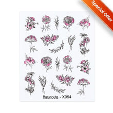 Load image into Gallery viewer, Nails Sticker Nail Art Decorations Flowers Leaves Decals Water Transfer Sliders Woman Face Fruit Foil Manicures Wraps  Water Transfer Nail Decals Sticker For Pretty Girl Self-Adhesive Nail Decals Designer Nail Stickers for Acrylic Decal
