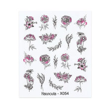 Load image into Gallery viewer, Nails Sticker Nail Art Decorations Flowers Leaves Decals Water Transfer Sliders Woman Face Fruit Foil Manicures Wraps  Water Transfer Nail Decals Sticker For Pretty Girl Self-Adhesive Nail Decals Designer Nail Stickers for Acrylic Decal
