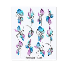 Load image into Gallery viewer, Nails Sticker Nail Art Decorations Flowers Leaves Decals Water Transfer Sliders Woman Face Fruit Foil Manicures Wraps  Water Transfer Nail Decals Sticker For Pretty Girl Self-Adhesive Nail Decals Designer Nail Stickers for Acrylic Decal
