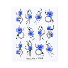 Load image into Gallery viewer, Nails Sticker Nail Art Decorations Flowers Leaves Decals Water Transfer Sliders Woman Face Fruit Foil Manicures Wraps  Water Transfer Nail Decals Sticker For Pretty Girl Self-Adhesive Nail Decals Designer Nail Stickers for Acrylic Decal
