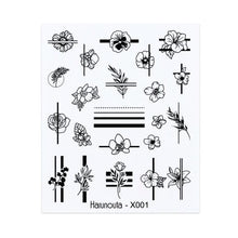 Load image into Gallery viewer, Nails Sticker Nail Art Decorations Flowers Leaves Decals Water Transfer Sliders Woman Face Fruit Foil Manicures Wraps  Water Transfer Nail Decals Sticker For Pretty Girl Self-Adhesive Nail Decals Designer Nail Stickers for Acrylic Decal
