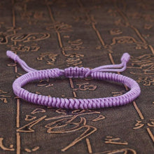 Load image into Gallery viewer, National Style Lucky Red String Bracelet Handmade Braided Knot Charm Bracelets For Women Men Red Bracelet Protection Red Cord Bracelet Adjustable Braided Knot Bracelet
