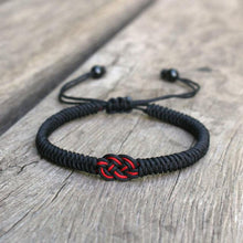Load image into Gallery viewer, National Style Lucky Red String Bracelet Handmade Braided Knot Charm Bracelets For Women Men Red Bracelet Protection Red Cord Bracelet Adjustable Braided Knot Bracelet
