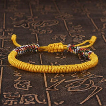 Load image into Gallery viewer, National Style Lucky Red String Bracelet Handmade Braided Knot Charm Bracelets For Women Men Red Bracelet Protection Red Cord Bracelet Adjustable Braided Knot Bracelet
