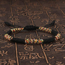 Load image into Gallery viewer, National Style Lucky Red String Bracelet Handmade Braided Knot Charm Bracelets For Women Men Red Bracelet Protection Red Cord Bracelet Adjustable Braided Knot Bracelet
