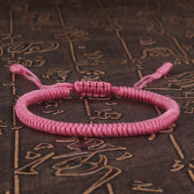 Load image into Gallery viewer, National Style Lucky Red String Bracelet Handmade Braided Knot Charm Bracelets For Women Men Red Bracelet Protection Red Cord Bracelet Adjustable Braided Knot Bracelet
