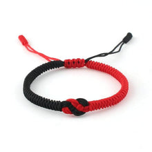 Load image into Gallery viewer, National Style Lucky Red String Bracelet Handmade Braided Knot Charm Bracelets For Women Men Red Bracelet Protection Red Cord Bracelet Adjustable Braided Knot Bracelet
