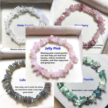 Load image into Gallery viewer, Natural Lucky Stone Beads Bracelet Multiple Colors Bracelets Beautiful Crystal Bracelets Natural Gemstone Crystal Stretch Bracelets Distance Energy Bracelet For Women Girls
