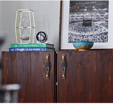 Load image into Gallery viewer, Navy Blue Ceramic Door Handles European Antique Furniture Handles Drawer Pulls Kitchen Cabinet Knobs And Handles Entry Door Handle With Door Lever For Right And Left Sided Doors
