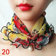 Load image into Gallery viewer, Neck Collars Fashion Scarves for Women And Girls Print Satin Silk Scarf Female Bandana Head Bib Scarfs For Ladies
