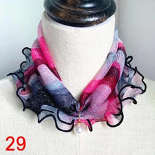 Load image into Gallery viewer, Neck Collars Fashion Scarves for Women And Girls Print Satin Silk Scarf Female Bandana Head Bib Scarfs For Ladies
