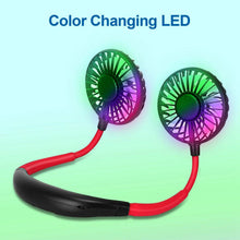 Load image into Gallery viewer, Neck Hanging Fan Hand Free Portable
