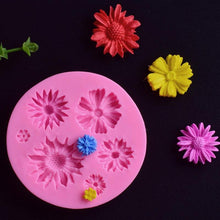 Load image into Gallery viewer, New 3D Flower Silicone Molds Fondant Craft Cake Candy Chocolate Sugarcraft Ice Pastry Baking Tool Mould Soap Mold Cake Decorator Flower Fondant Cake Mold
