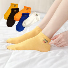 Load image into Gallery viewer, New 5pairs/lot Mixed Colors Ankle Socks Summer Sport Fashion Funny Underwear Women Breathable Soft Combed Out Of Pure Cotton Breathable Socks For Men And Women

