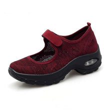 Load image into Gallery viewer, New Air Cushion Flat Shoes Women Mesh Sneakers Breathable Women Shoes Increase Casual Shoes Air Cushion Woman Mesh Sneakers Breathable Flats Womens Shoes
