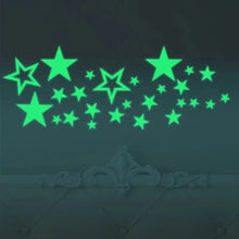 Load image into Gallery viewer, New Amazing Luminous Moon and Stars Wall Stickers for Kids Room Baby Nursery Home Decoration Wall Decals Glow in the Dark Bedroom Ceiling
