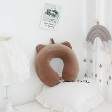 Load image into Gallery viewer, New Animal Memory Cotton U-shaped Pillow Car Neck Pillow Noon Rest Pillow Plane Travel PillowKids Neck  Travel Pillows Cute U-Shaped Animal Pillow for Cars Planes Boys Girls Child Gift Ideas
