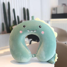 Load image into Gallery viewer, New Animal Memory Cotton U-shaped Pillow Car Neck Pillow Noon Rest Pillow Plane Travel PillowKids Neck  Travel Pillows Cute U-Shaped Animal Pillow for Cars Planes Boys Girls Child Gift Ideas
