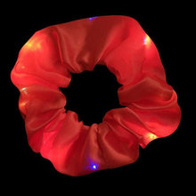 Load image into Gallery viewer, New Arrival Girls LED Luminous Scrunchies Hairband Ponytail Holder Headwear Elastic Hair Bands Solid Color Hair Accessories Ponytail Holder Accessories for Women And Girls
