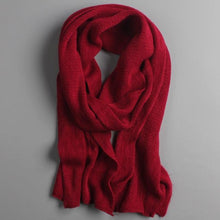 Load image into Gallery viewer, NEW Arrived Men's Fashion Winter Soft Long Thick Warm Scarf Lightweight Knit Spring Unisex Soft Scarves Size Elegant Male Cashmere Neckerchief Warmer Scarves For Men Women
