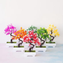 Load image into Gallery viewer, New Artificial Plants Pine Bonsai Potted  Decorative Green Small Trees Fake Flowers Ornament For Home Garden Decoration
