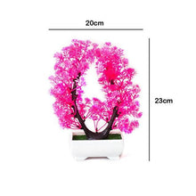 Load image into Gallery viewer, New Artificial Plants Pine Bonsai Potted  Decorative Green Small Trees Fake Flowers Ornament For Home Garden Decoration
