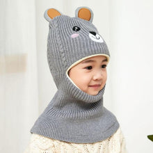 Load image into Gallery viewer, New Baby Girl Winter Hat Warm Bear Skellies Beanies Knitted Cap Kids Balaclava Mask Hats Gorgas Toddler Winter Hat, Baby Winter Hat, Fleece Lined Girls Boys Winter Hat  Kids Winter Hat Scarf Earflap Hood Skull Caps
