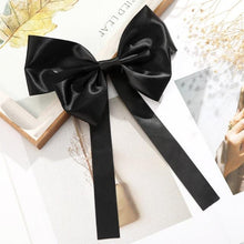 Load image into Gallery viewer, New Bow Pearls Chain Barrettes Hairpins For Women Rhinestone Spring Hair Clips Ribbon Headband Ponytail Headdress Wedding Hair Accessories for Brides and Bridesmaids
