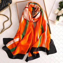 Load image into Gallery viewer, New Brand Designer Luxury  Winter Long Silk Scarf Shawls Wraps Print Cotton Scarf Stylish Head Wraps Scarves Hijabs Neck Scarves Lady Hijab For Female
