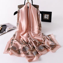 Load image into Gallery viewer, New Brand Designer Luxury  Winter Long Silk Scarf Shawls Wraps Print Cotton Scarf Stylish Head Wraps Scarves Hijabs Neck Scarves Lady Hijab For Female
