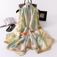 Load image into Gallery viewer, New Brand Designer Luxury  Winter Long Silk Scarf Shawls Wraps Print Cotton Scarf Stylish Head Wraps Scarves Hijabs Neck Scarves Lady Hijab For Female
