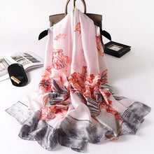 Load image into Gallery viewer, New Brand Designer Luxury  Winter Long Silk Scarf Shawls Wraps Print Cotton Scarf Stylish Head Wraps Scarves Hijabs Neck Scarves Lady Hijab For Female
