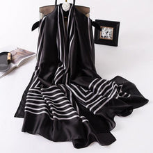 Load image into Gallery viewer, New Brand Designer Luxury  Winter Long Silk Scarf Shawls Wraps Print Cotton Scarf Stylish Head Wraps Scarves Hijabs Neck Scarves Lady Hijab For Female
