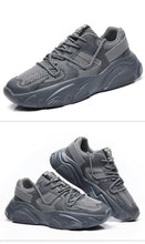 Load image into Gallery viewer, New Casual Men's Sports Shoes Fashion Wear-Resistant Mesh Breathable Basketball Sport Shoes Lace-up Comfortable Shock Cushioning Running Gym Sports Walkking Non Slip Sneakers

