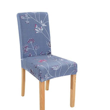 Load image into Gallery viewer, New Chair Covers Spandex Stretch Chair Covers Dining Slipcover Decorative Chair Cover floral For Kitchen Wedding Banquet Hotel Stretch Armless Chair Slipcover for Dining Room Seat Cushion, Spandex Kitchen Parson Chair Protector Cover, Removable &amp; Washable
