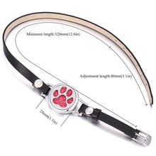 Load image into Gallery viewer, New Charming Bracelet Aromatherapy Essential Oil Diffuser Locket Bracelets Adjustable Genuine Leather Wrap Essential Oil Diffuser Bracelet Valentine's Day Present Aromatherapy For Women

