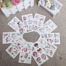 Load image into Gallery viewer, New Children's Sticker Animals Pattern Tattoo Bear Lion Rainbow Luxury Colorful Children Sets
