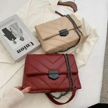 Load image into Gallery viewer, New Classic Embroidery Thread Small PU Leather Crossbody Bags For Women And Girls Trending Shoulder Female Handbags
