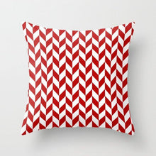 Load image into Gallery viewer, New Creative Red Cushion Case Hot Modern Home Outdoor Decorative Geometry Square Pillow Case Decorative Pillows Case Sofa Couch Seat Polyester Pillows Covers 45x45CM
