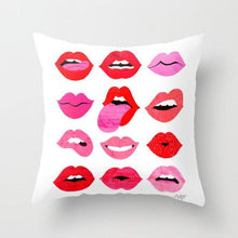 Load image into Gallery viewer, New Creative Red Cushion Case Hot Modern Home Outdoor Decorative Geometry Square Pillow Case Decorative Pillows Case Sofa Couch Seat Polyester Pillows Covers 45x45CM

