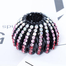 Load image into Gallery viewer, New Crystal Bird Nest Ponytail Holder Fair Crab Claw Clip Hairpin Rhinestone for Women Girls Accessories Barrettes Headwear Gorgeous Hair Accessories For Women
