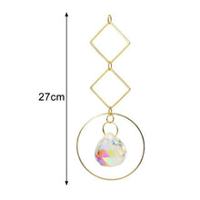 Load image into Gallery viewer, New Crystal Guardian Angel Wing  Sun-catcher Car Charm For Rear View Mirror Clear Window Rainbow Maker Collection With Crystal Wind Chimes For Home Garden Hanging Decoration Photography Prop
