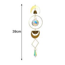 Load image into Gallery viewer, New Crystal Guardian Angel Wing  Sun-catcher Car Charm For Rear View Mirror Clear Window Rainbow Maker Collection With Crystal Wind Chimes For Home Garden Hanging Decoration Photography Prop
