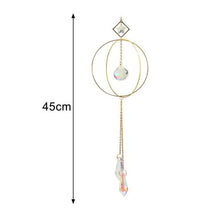 Load image into Gallery viewer, New Crystal Guardian Angel Wing  Sun-catcher Car Charm For Rear View Mirror Clear Window Rainbow Maker Collection With Crystal Wind Chimes For Home Garden Hanging Decoration Photography Prop
