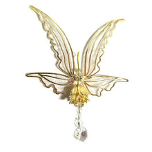 Load image into Gallery viewer, New Crystal Guardian Angel Wing  Sun-catcher Car Charm For Rear View Mirror Clear Window Rainbow Maker Collection With Crystal Wind Chimes For Home Garden Hanging Decoration Photography Prop
